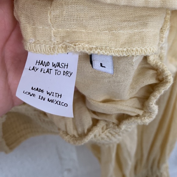 Jen's Pirate Booty Cotton Long Sleeve Bell Wooden Button Top size Large - Picture 7 of 8